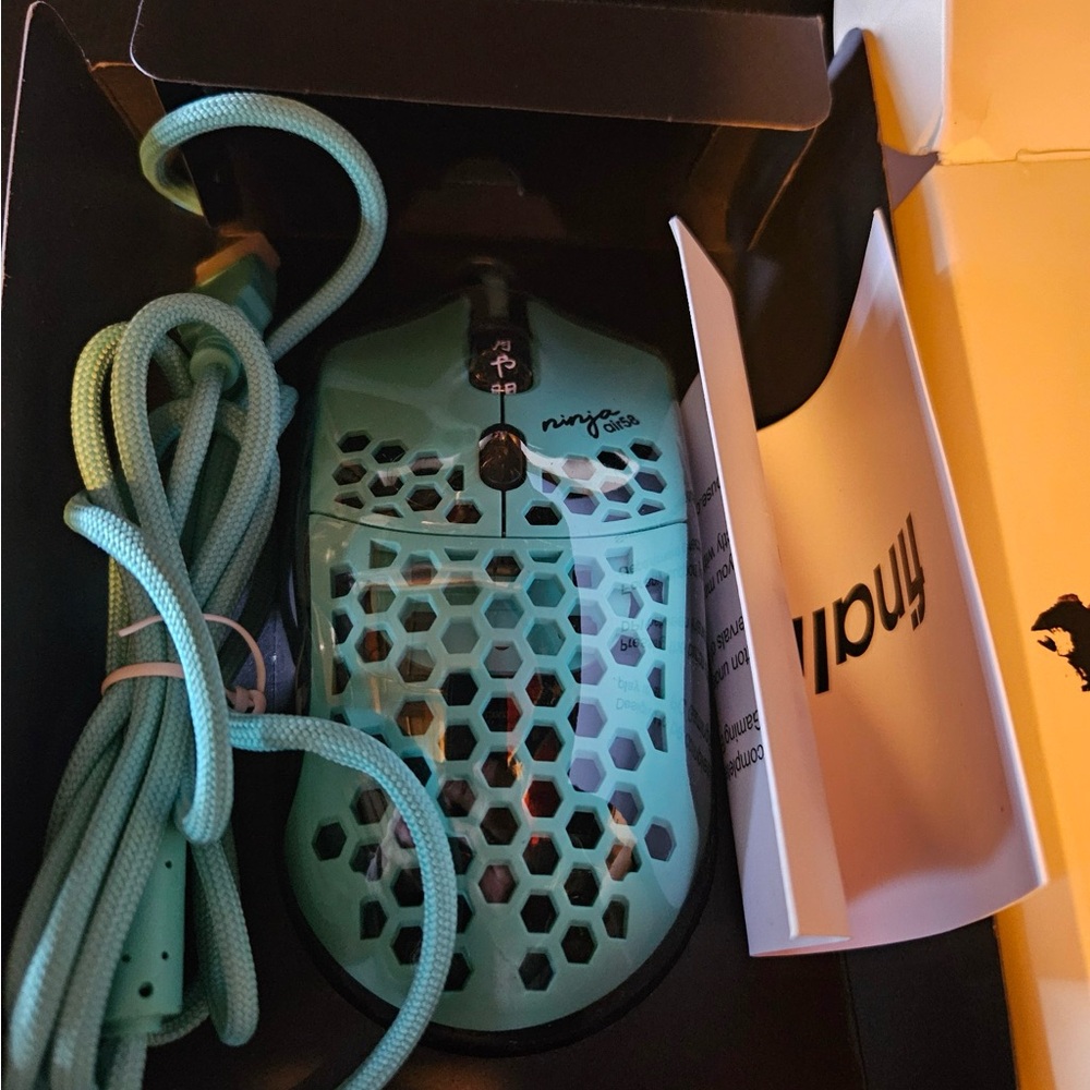 Finalmouse Air58 Ninja Gaming Mouse - Cherry Blossom Blue (Brand New)